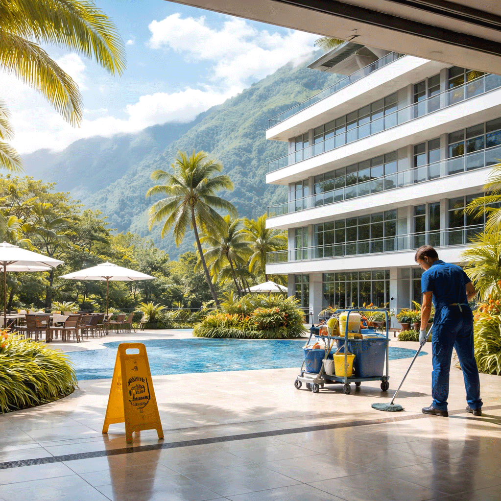 Nettoyage professionnel à La Réunion : pourquoi le climat change tout